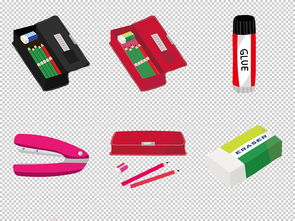 卡通手繪文具辦公用品png透明圖圖片素材 模板下載 4.17mb 辦公商務(wù)大全 生活工作